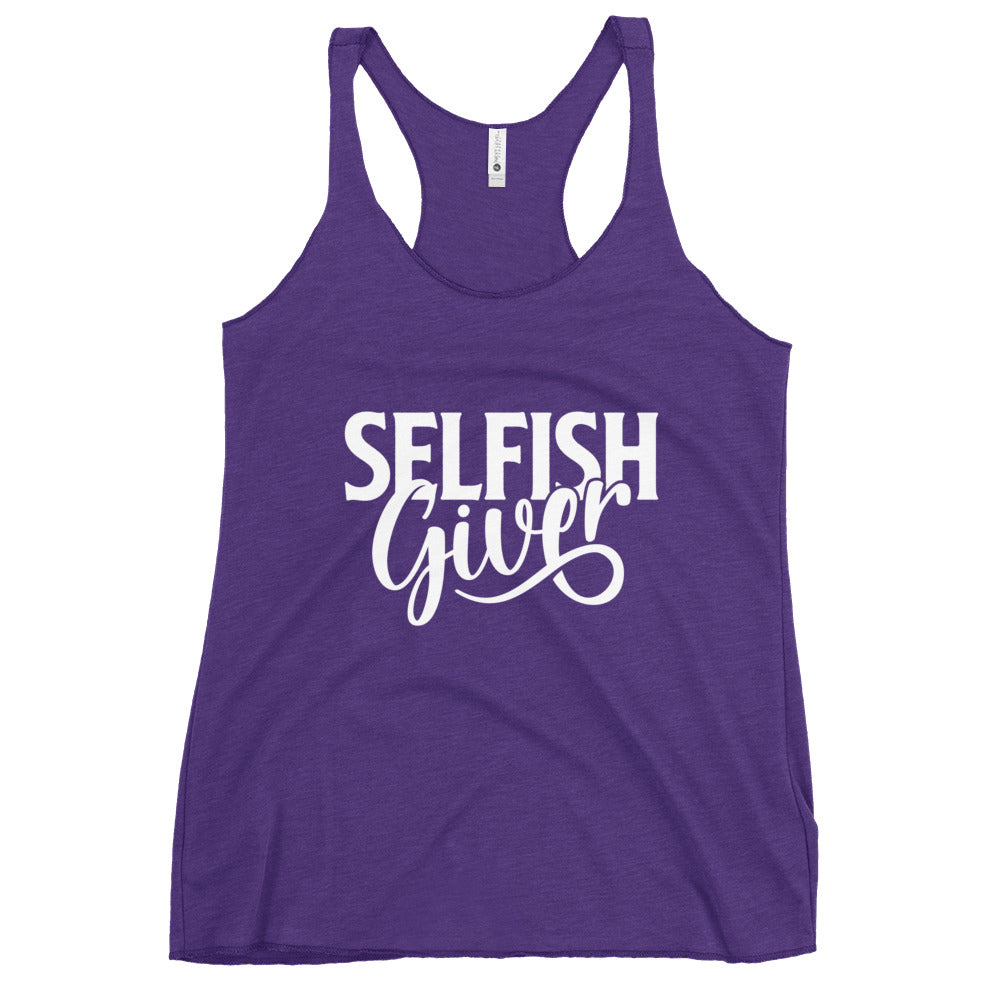 Selfish Giver Women's Racerback Tank Top