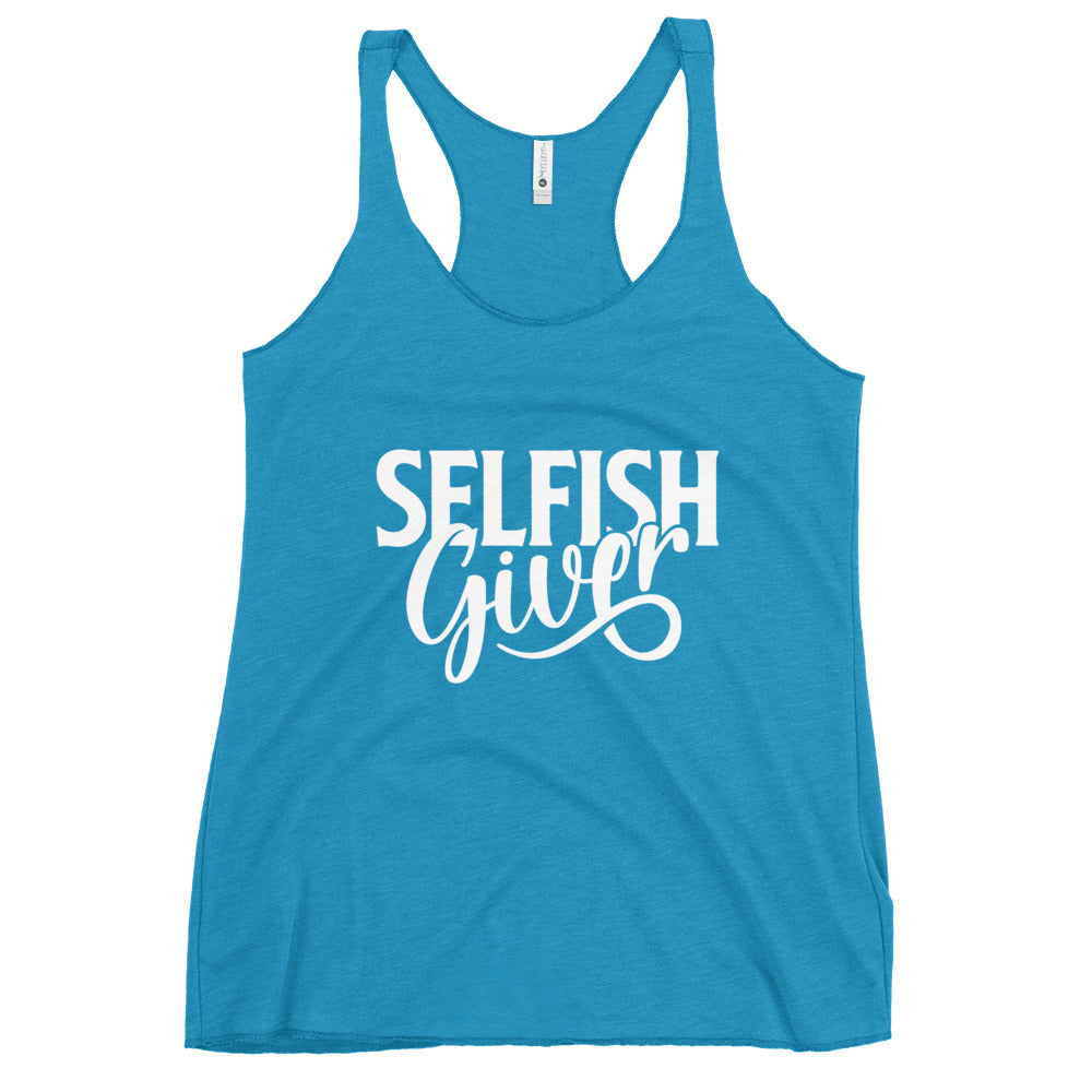 Selfish Giver Women's Racerback Tank Top