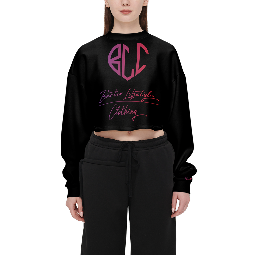Banter Lifestyle Clothing brand Cropped Crewneck Sweatshirt Women's