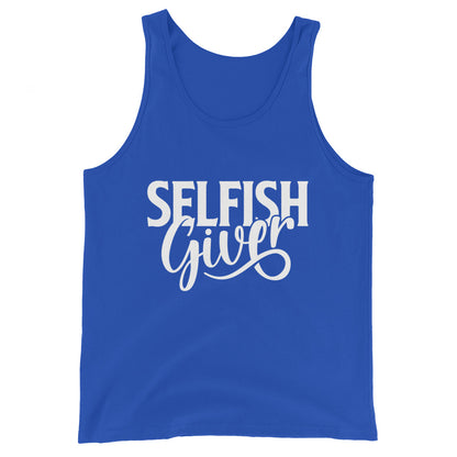 Selfish Giver Men's Tank Top product image - Banter Lifestyle Clothing