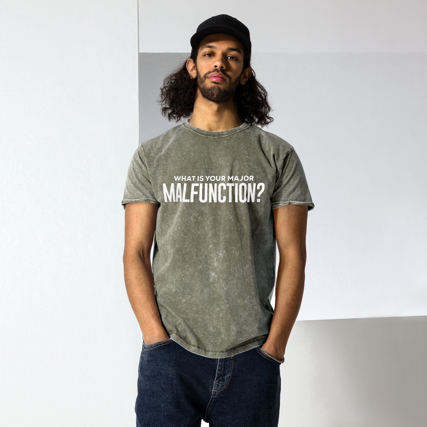 What's your major malfunction? Denim T-Shirt