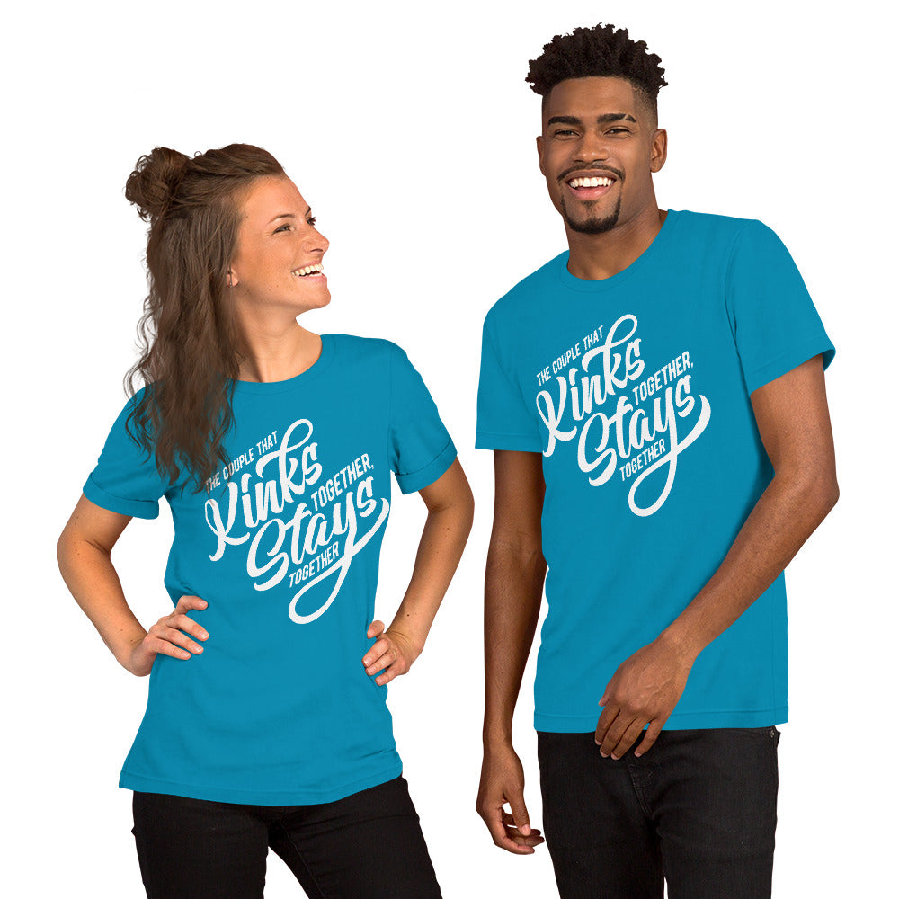 Couple that stays together Unisex t-shirt