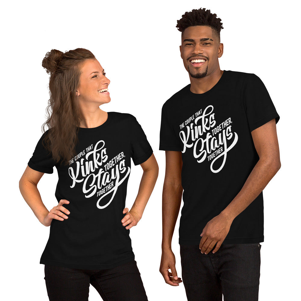 Couple that stays together Unisex t-shirt