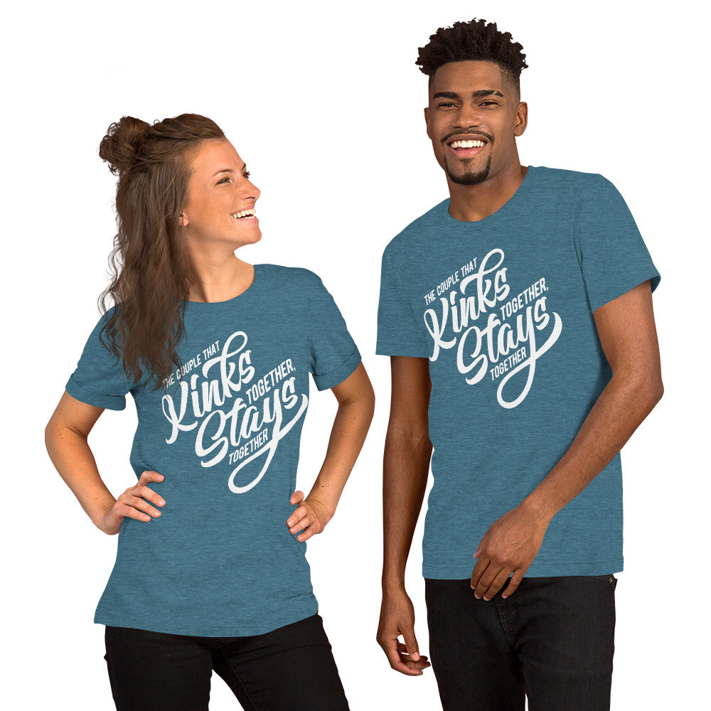 Couple that stays together Unisex t-shirt