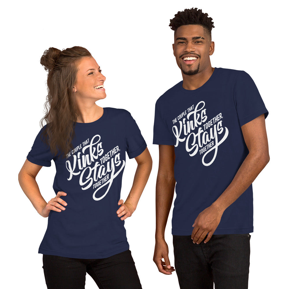 Couple that stays together Unisex t-shirt
