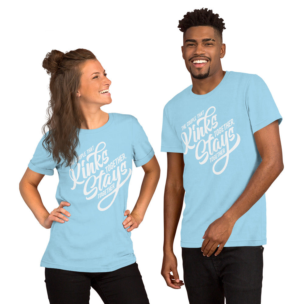 Couple that stays together Unisex t-shirt
