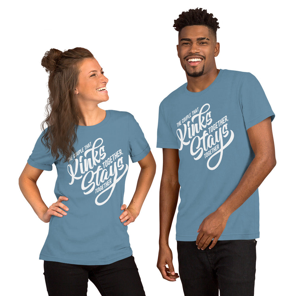 Couple that stays together Unisex t-shirt