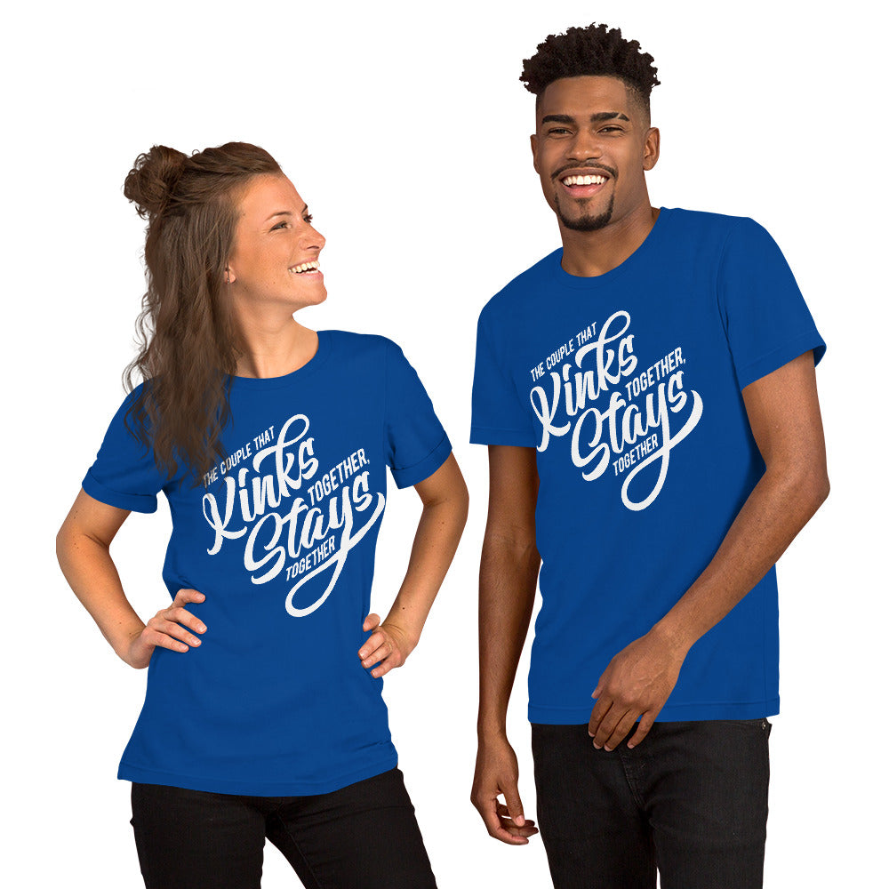 Couple that stays together Unisex t-shirt