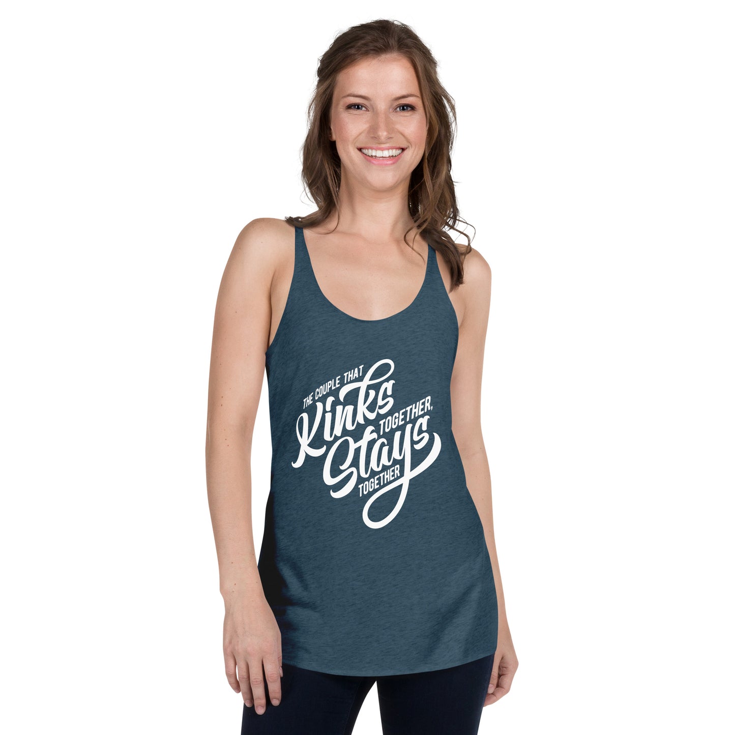 Couple That Stays Together Women's Racerback Tank