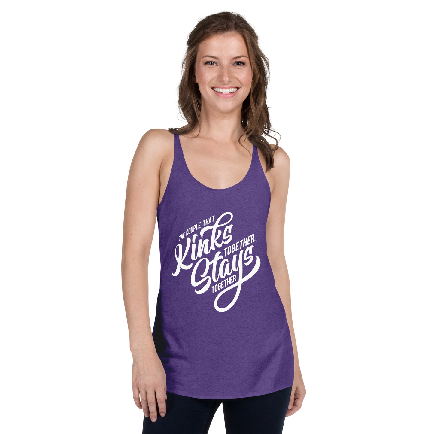 Couple That Stays Together Women's Racerback Tank