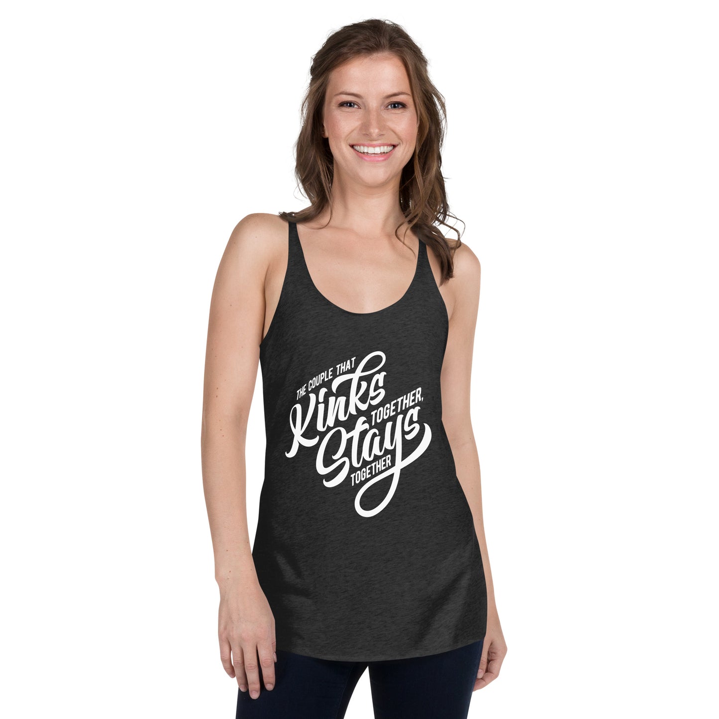 Couple That Stays Together Women's Racerback Tank