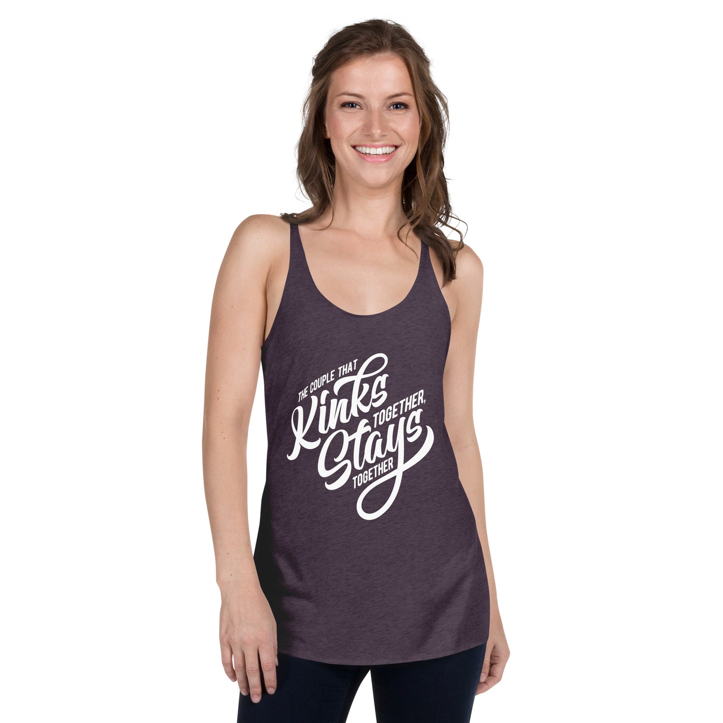 Couple That Stays Together Women's Racerback Tank
