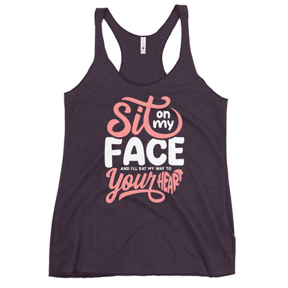 Your Heart Women's Racerback Tank Top product image - Banter Lifestyle Clothing