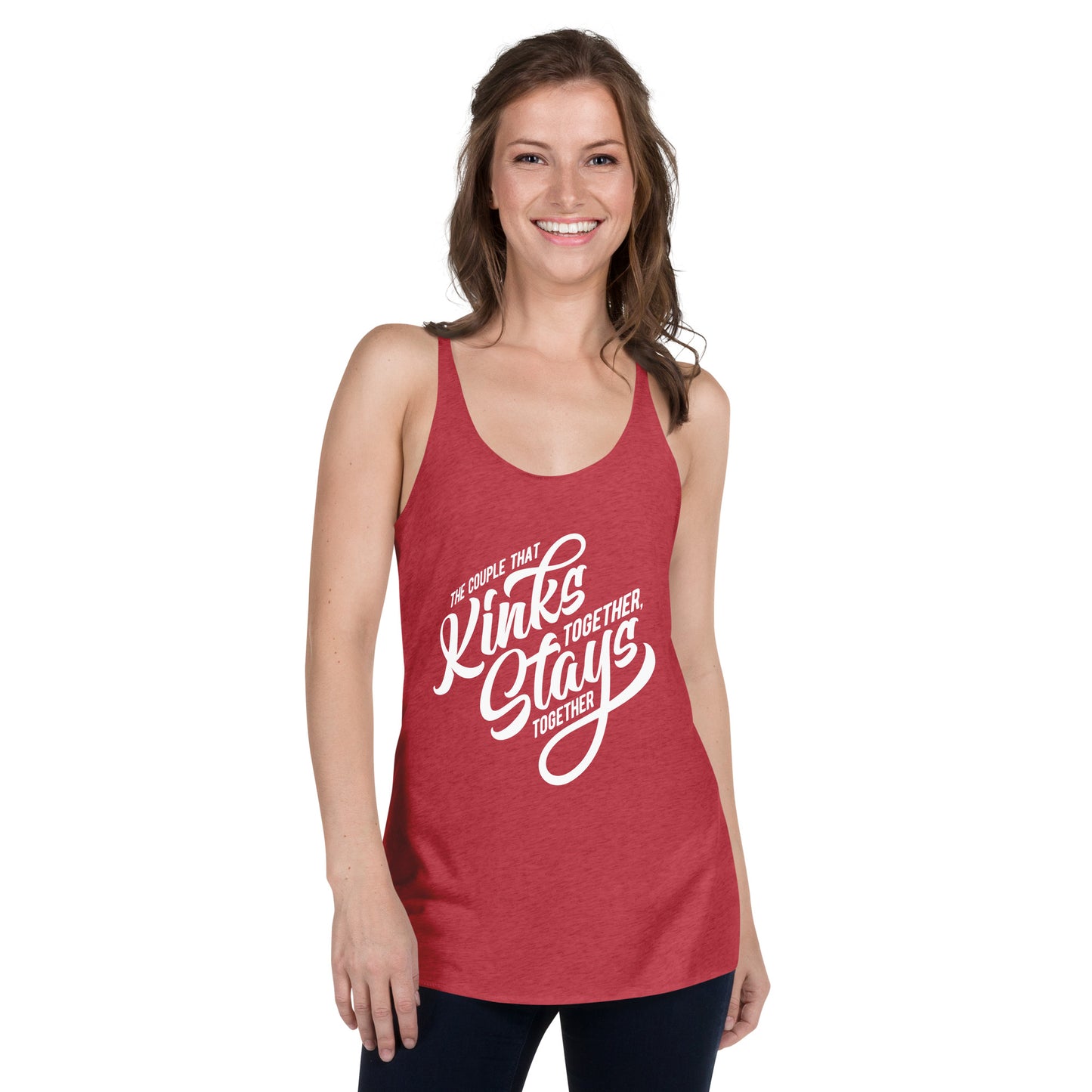 Couple That Stays Together Women's Racerback Tank