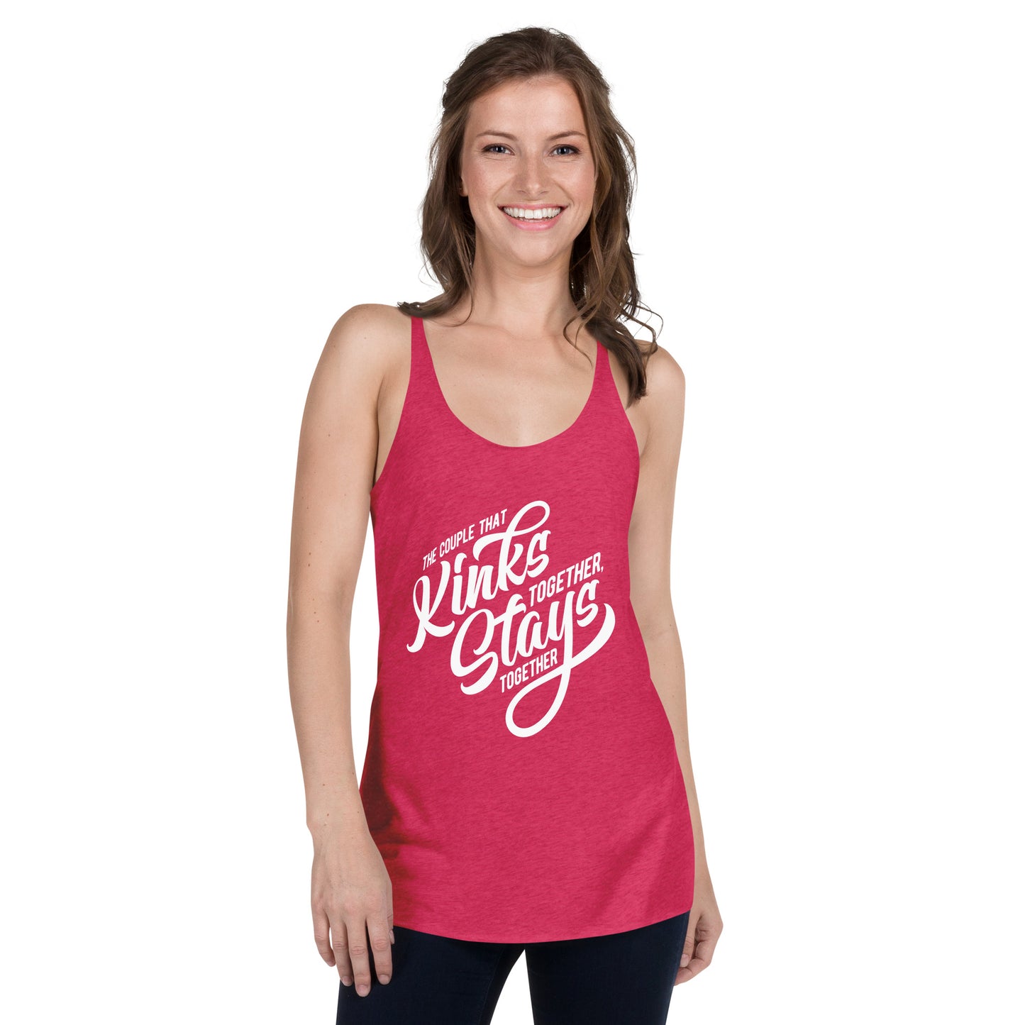 Couple That Stays Together Women's Racerback Tank